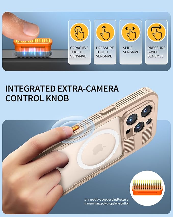 Lanhiem Magnetic for iPhone 16 Pro Case, IP68 Waterproof Dustproof Case - Image 3