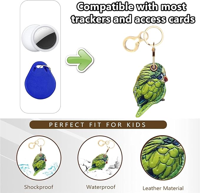 Leather Keychain Holder Case Compatible - Image 4