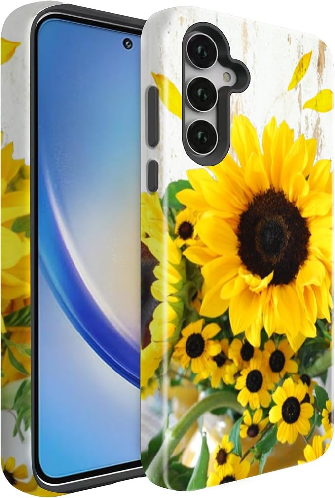 Compatible for Samsung Galaxy A56 5G Case, Dual Layer Heavy Duty 2 in 1 by BSMOSPER