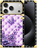 for iPhone 17 Pro Max Case Luxury Golden Decoration by Unknown