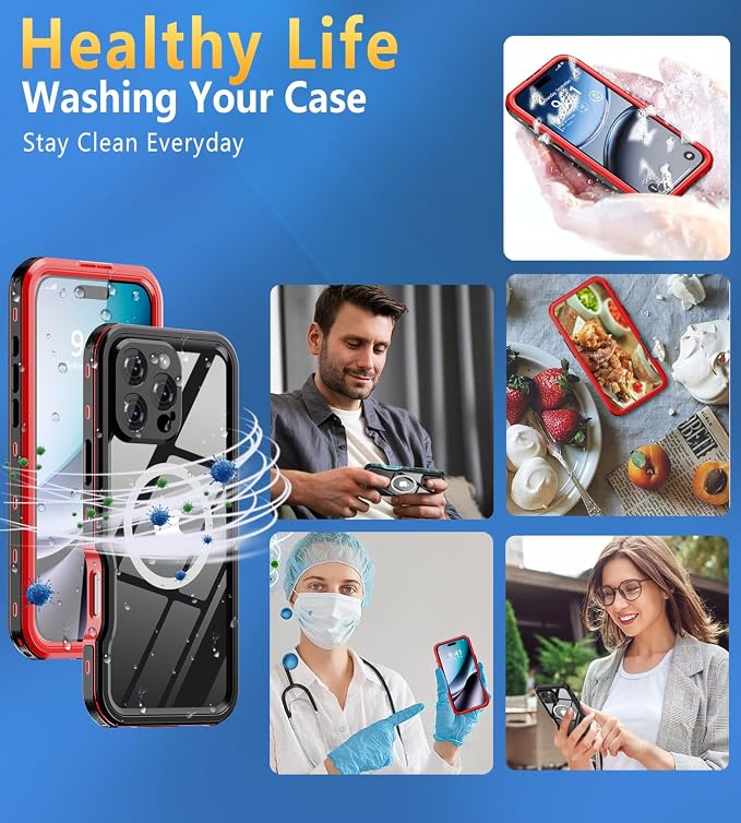 for iPhone 16 Pro Case Waterproof | Shockproof Dust Proof Phone Case Cover - Image 7
