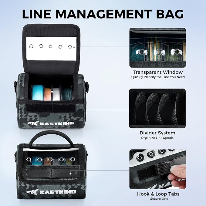 KastKing BaitSpace Line Management Bag, Fishing Line Storage Bag - Image 2