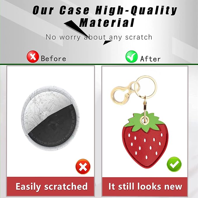Leather Keychain Holder Case Compatible - Image 4