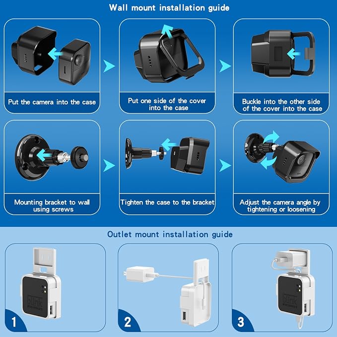 Hogee All-New Blink Outdoor 4 Camera, Weatherproof Protective Housing and 360 - Image 6