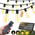 Solar Lights Outdoor Waterproof: ST38 50FT 15M Shatterproof Bulbs Patio Lights by Unknown