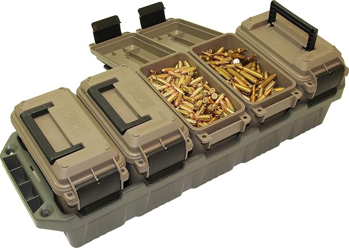 MTM AC5C 5-Can Ammo Crate Mini, Convenient size, Store 650 rounds of 9mm bulk - Image 5