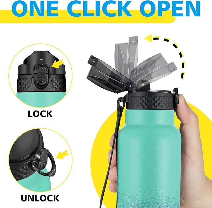 Han's Bottle Sports Water Bottle - 24 Oz - Image 4