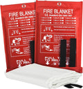 Ougist 2 Pack Emergency Fire Blanket by Ougist