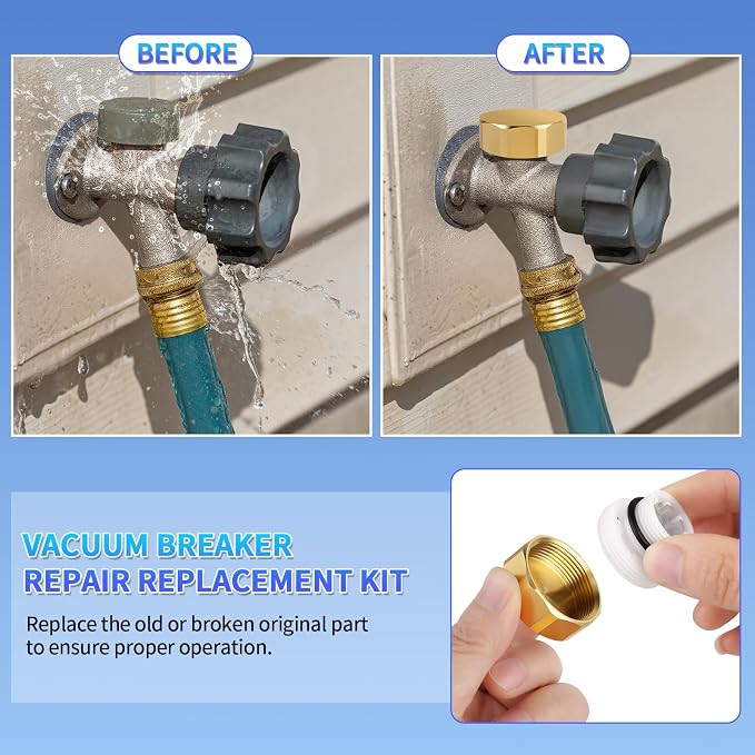 Boltigen Outdoor Faucet Repair Kit, Vacuum Breaker Outside Faucet Set - Image 5