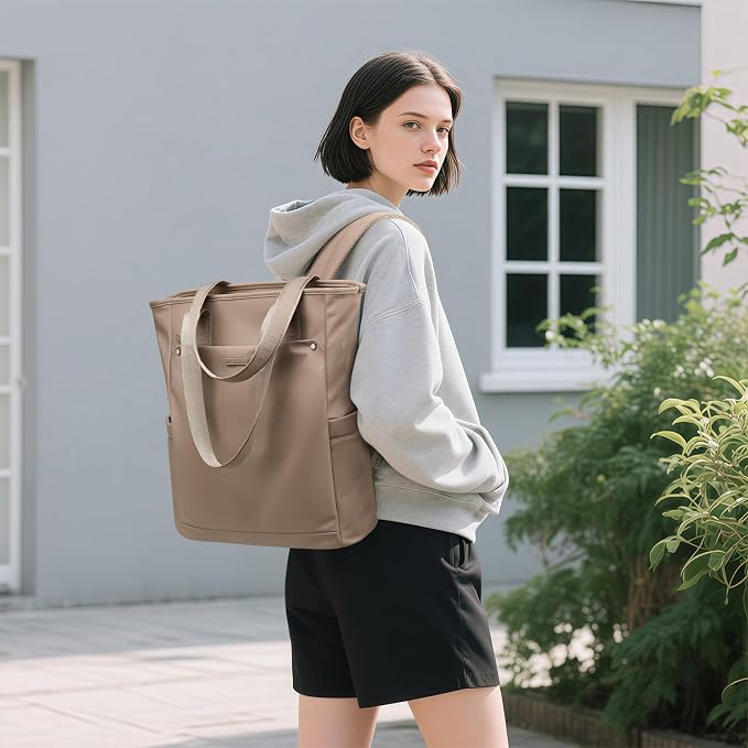 Convertible Laptop Backpack for Women Men Carry on Tote Backpack Teacher - Image 9