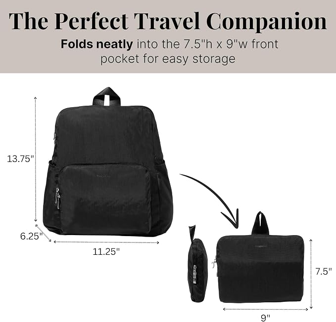 Baggallini Women's Carryall Packable Backpack - Image 3