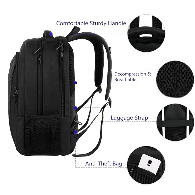 MATEIN Business Laptop Backpack, 15.6 Inch Travel Laptop Bag Rucksack, - Image 10