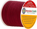 Mandala Crafts Round Genuine Burgundy Leather Cord by MandalaCrafts