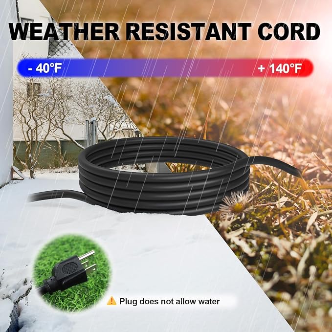 EP 2 Pack 15 Ft Outdoor Extension Cord - Image 6