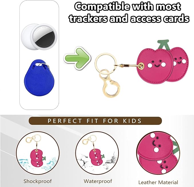 Leather Keychain Holder Case Compatible - Image 3
