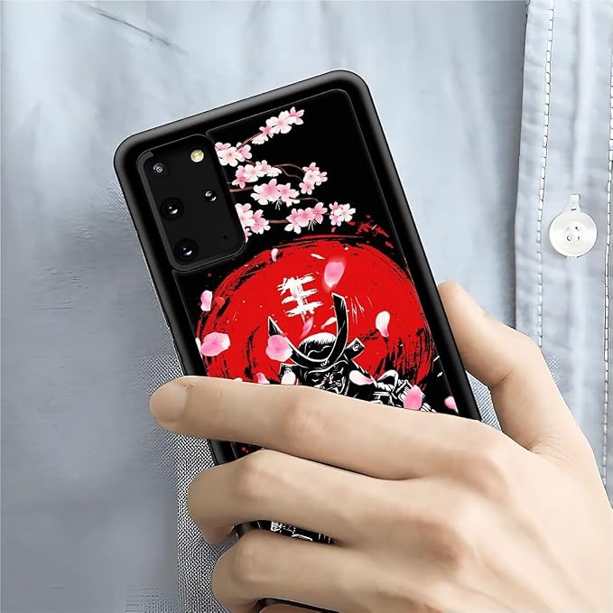 for Samsung Galaxy S20 Plus Case, Sakura Japanese Samurai Pattern Graphic - Image 7