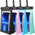 4 Pack Floating Waterproof Phone Pouch by Newppon