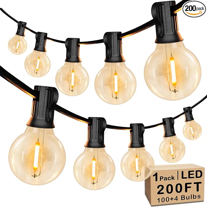 200FT LED Outdoor String Lights by WelcometoVerRon
