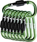 YUCHIYA 8 Pack D-Shape Carabiner Clasp by YUCHIYA