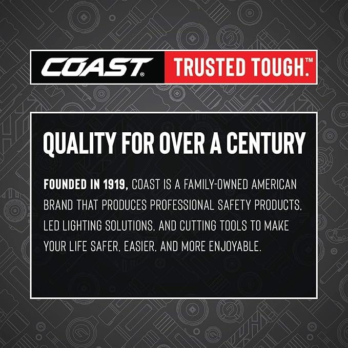 Coast® FL19 365 Lumen Dual Color LED Headlamp, Batteries & Hard Hat Clips - Image 11