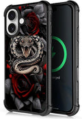 for iPhone 17 Case, for MagSafe Graphic Design for Girl Boy Soft Silicone Hard by FKBRCL4U