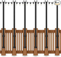AHRLHR 5 Ft String Light Poles 6 Pack, String Light Poles by Unknown