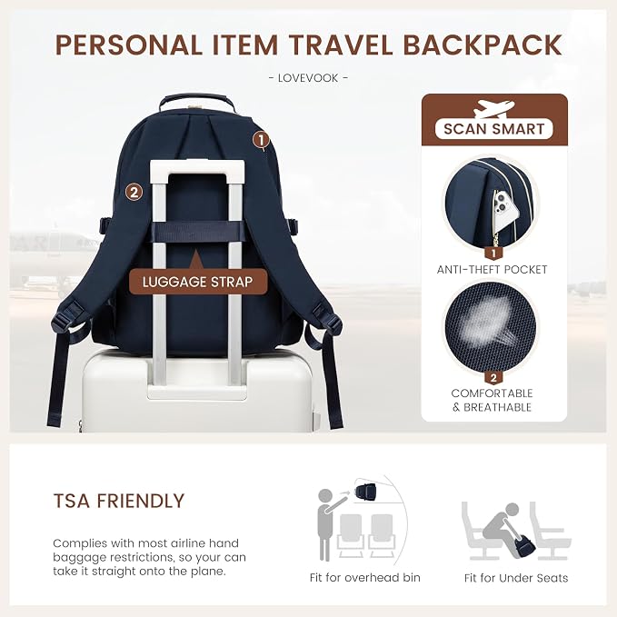 LOVEVOOK Laptop Backpack for Women - Image 6
