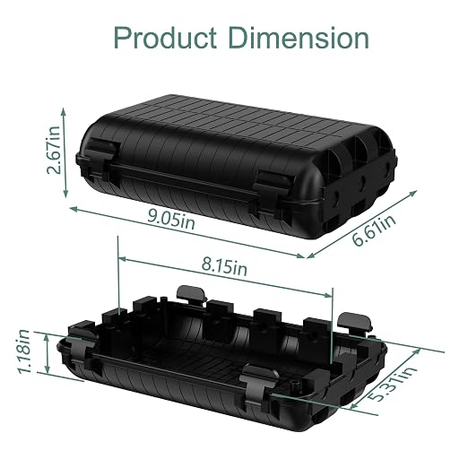 Outdoor Waterproof Electrical Box, 2 Pack Large Extension Cord Cover Protector - Image 2