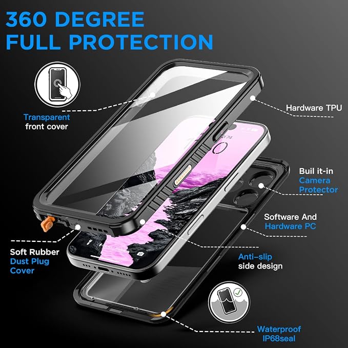 AICase Compatible with iPhone 17 Pro Max Case Waterproof - Image 5