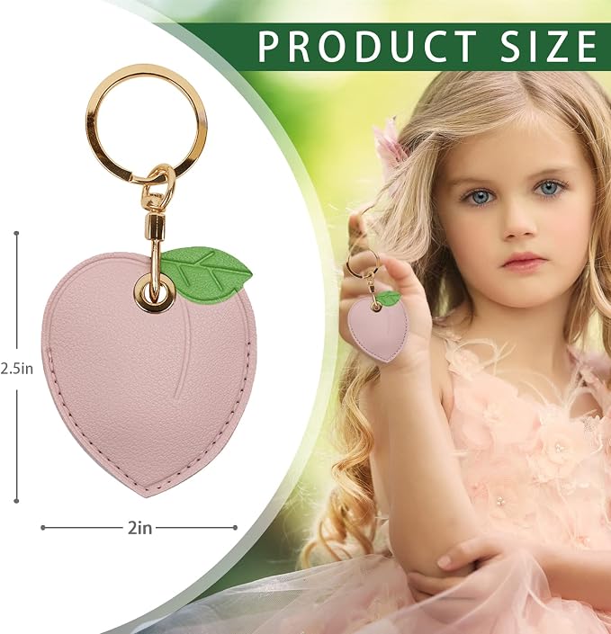 Leather Keychain Case Holder Compatible - Image 2
