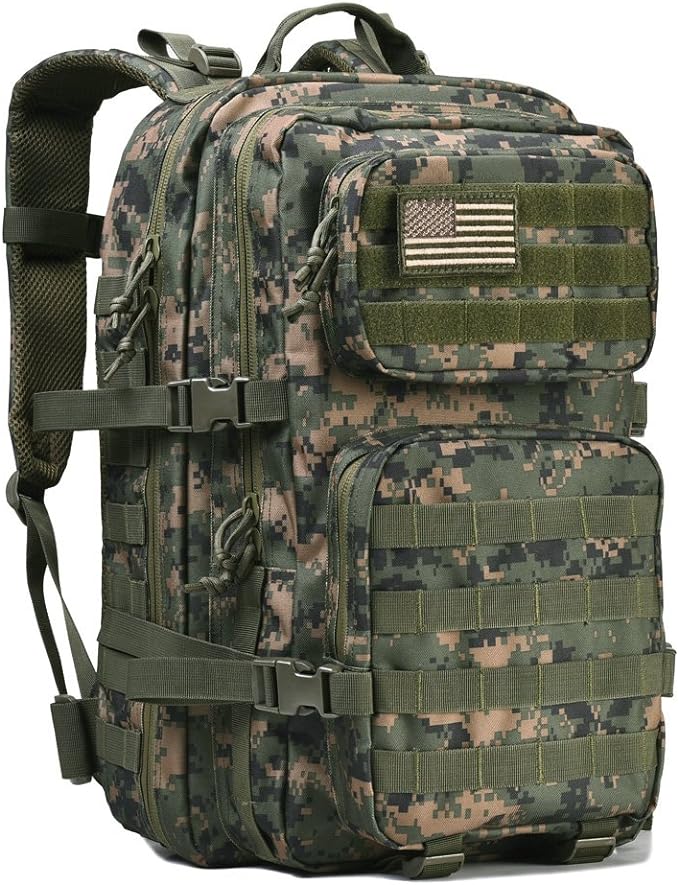 REEBOW GEAR Military Tactical Backpack Large Army 3 Day Assault Pack Molle Bag by REEBOWGEAR
