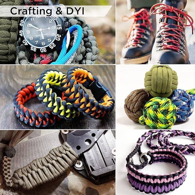 TECEUM 5/32" Paracord Rope 1000 – 1000ft / 200ft / 100ft / 50ft – Tactical - Image 8