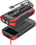 MINRISE Solar Charger Power Bank, 40000mAh Portable Charger PD 20W Fast by MinrisePortableCharger