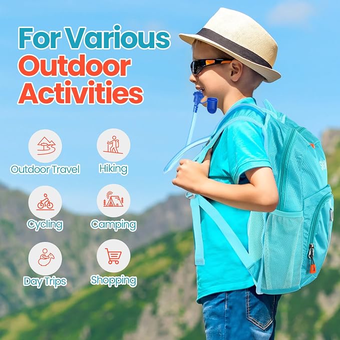 Shinylin 2 Pcs Kids Hydration Backpack - Image 5