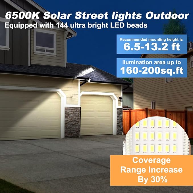 4 Pack Solar Lights Outdoor Waterproof - Image 3