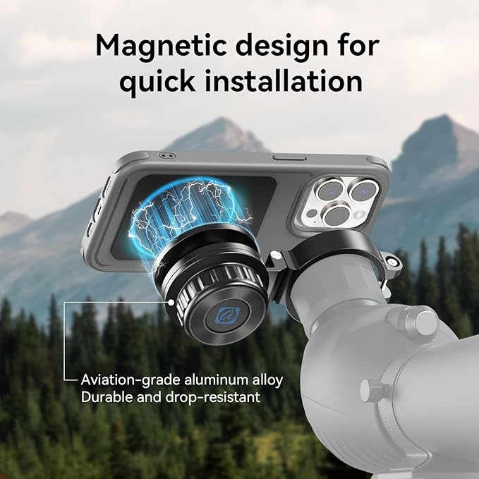 APEXEL Magnetic Telescope Phone Adapter - Image 2