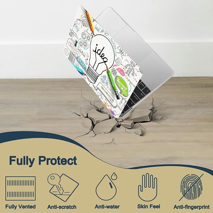 Hard Cover for MacBook Air 13 inch Case 2010-2017 Release, Pattern Design - Image 5