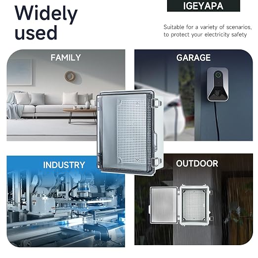 Small Waterproof Electrical Junction Box，IP67 Waterproof Clear ABS Plastic - Image 4