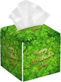 Tissue Box Cover Square, Happy St.Patrick's Day Tissue Box Holder Waterproof by Unknown