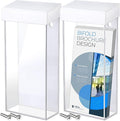 Remerry 2 Pieces Acrylic Outdoor Brochure Holder 4 x 9 Inch Waterproof Wall by Remerry