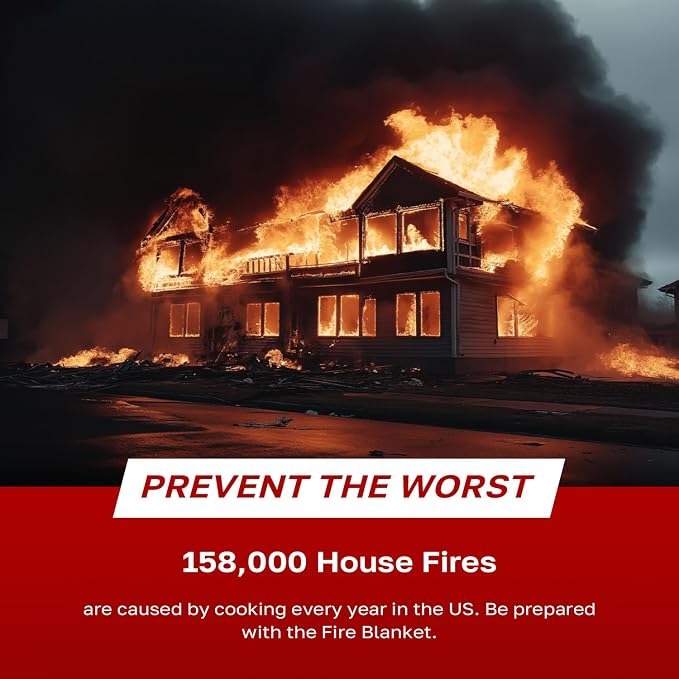 Signature Series Fire Blanket, Flame Suppression Fiberglass Blanket - Image 6