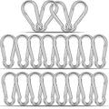 20PCS M5 Heavy Duty Carabiner Clip, 2Inch Snap Hook Quick Link Small Carabiner by XHAMXE