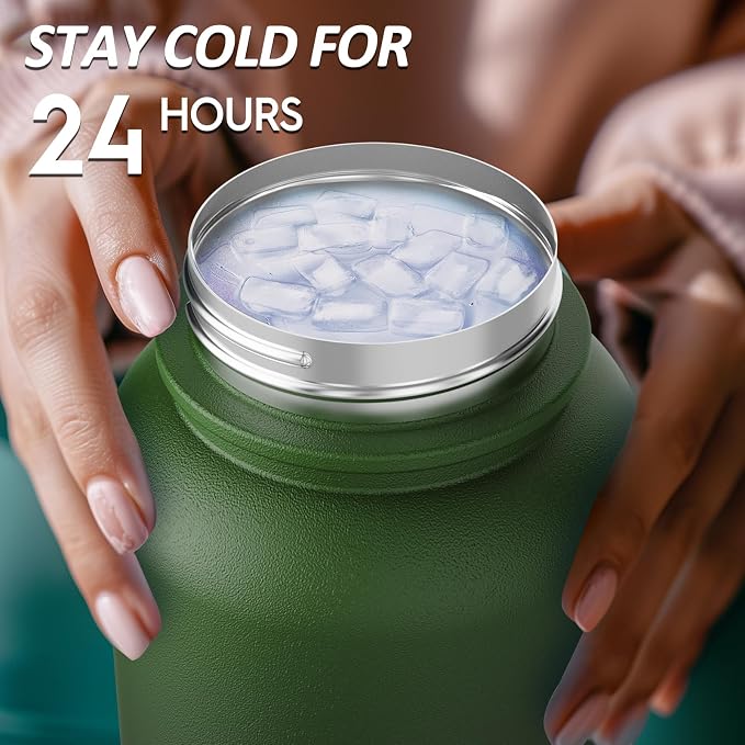 Navigate 32 oz Insulated Stainless Steel Sports Water Bottle - Image 7