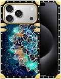 for iPhone 17 Pro Max Case Luxury Golden Decoration by Unknown