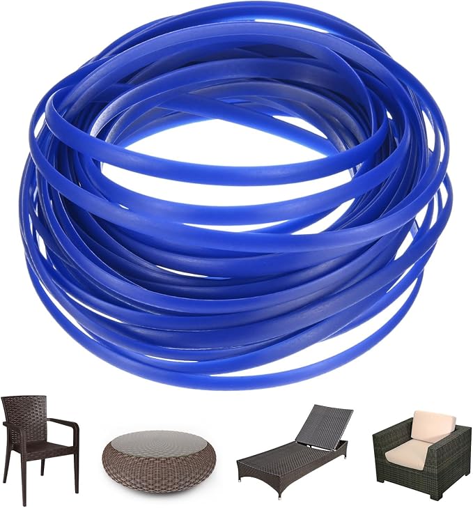 M METERXITY 1-Pack Wicker Repair Kit, 5mm x 33ft/10m Plastic Flat Rattan by MMETERXITY