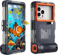 Underwater Phone Case for Snorkeling, Professional Deep Diving Waterproof Phone by Unknown