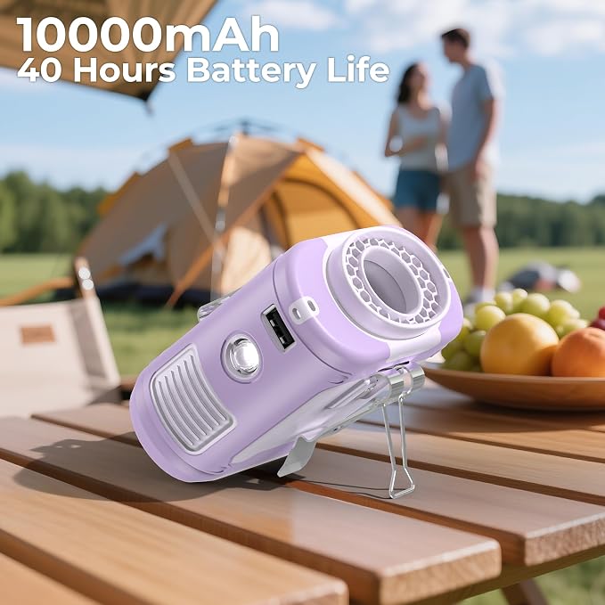 AMACOOL Portable Waist Fan Clip On, Father's Day Gifts - Image 3