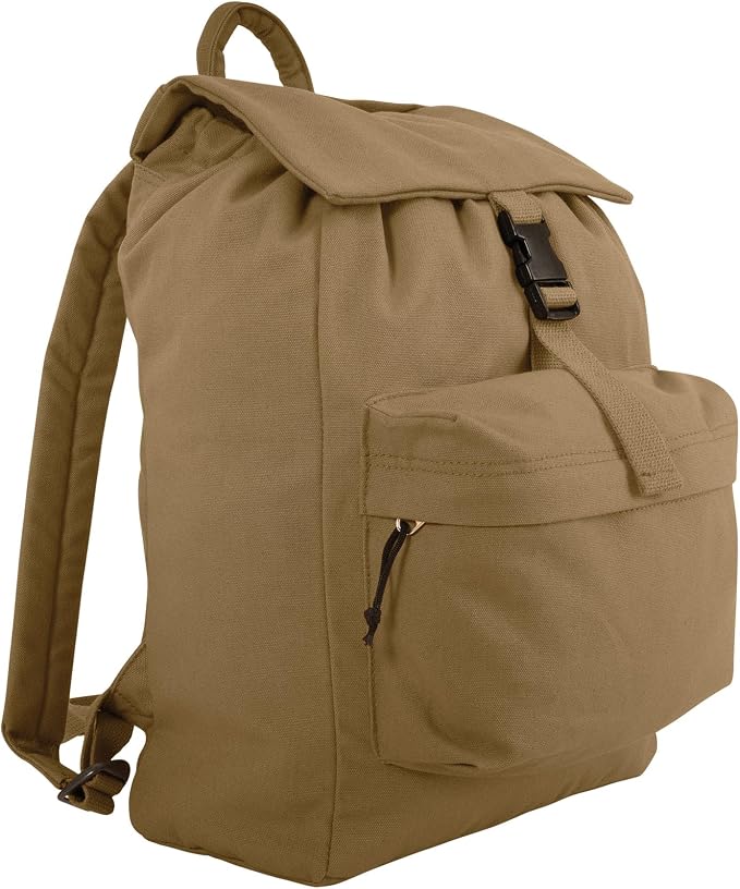 Rothco Canvas Daypack – Heavy-Duty Cotton Canvas Backpack by Rothco