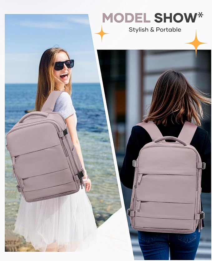 Travel Backpack Carry On Flight Aapproved Personal Item Travel Bag Mochila De - Image 2