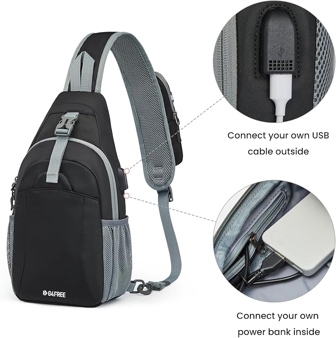 G4Free Sling Bag RFID Crossbody Sling Backpack - Image 4